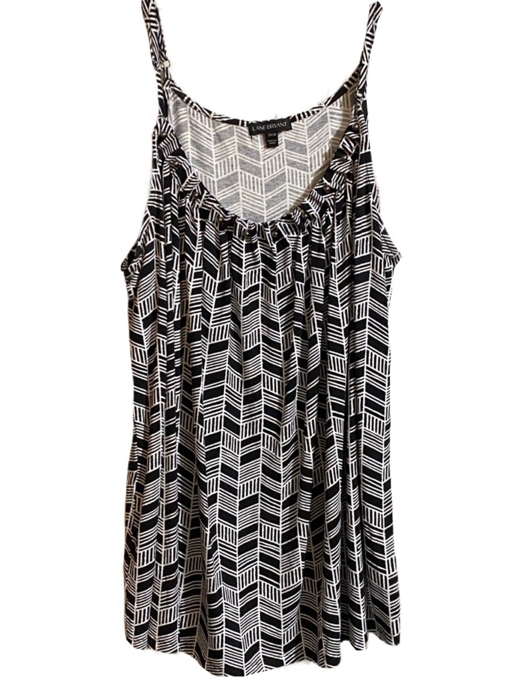 Lane Bryant Women’s 2x Black and White Tank